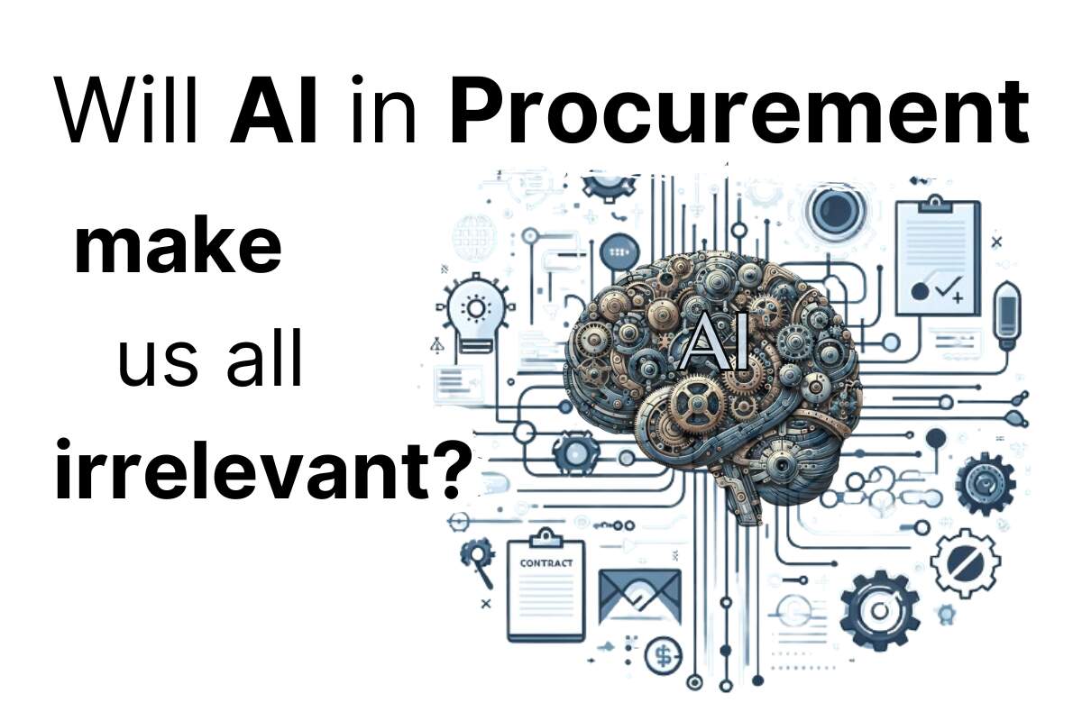 Blog image for blog title Will AI in Procurement make us all irrelevant